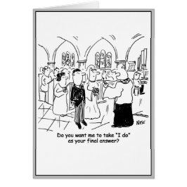 の結婚誓い – 私は最終的な答えとして