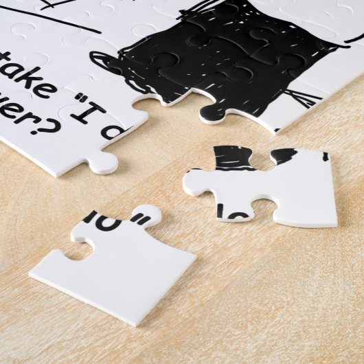 の結婚誓い – 私は最終的な答えとして ジグソーパズル (側面)