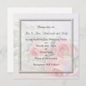 の結婚誓招待状の更新 招待状 (正面/裏面)