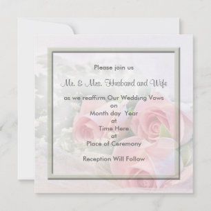 の結婚誓招待状の更新 招待状