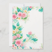 の結婚調合シンプル品 招待状 (裏面)