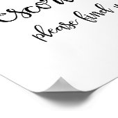 の結婚護衛カード標識 |書道 ポスター (角)