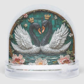 の結婚贈り物エレガントに2羽の冠 (裏面)