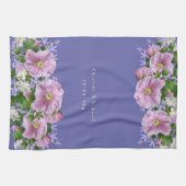 の結婚贈り物カップルの花束の背景 キッチンタオル (横)