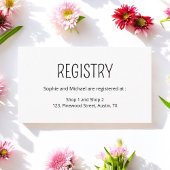 の結婚贈与登録白黒 エンクロージャーカード