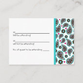 の結婚返信カード | C1 エンクロージャーカード (裏面)