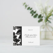 の結婚返信カード | D1 エンクロージャーカード (スタンド正面)