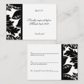 の結婚返信カード | D1 エンクロージャーカード (正面/裏面)