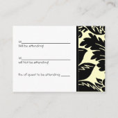 の結婚返信カード | D6 エンクロージャーカード (裏面)