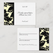 の結婚返信カード | D6 エンクロージャーカード (正面/裏面)