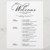 の結婚週末の日程エレガント (正面)