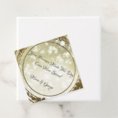 の結婚金ゴールドメッセージカード フェイバータグ (インサイチュ)