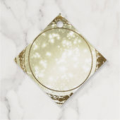 の結婚金ゴールドメッセージカード フェイバータグ (裏面)