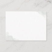 の結婚金ゴールド緑化 名刺 (裏面)