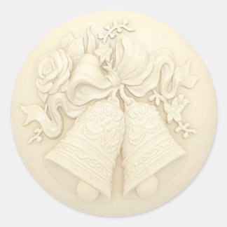 の結婚鐘の音 ラウンドシール