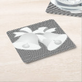 の結婚鐘 スクエアペーパーコースター (アングル)