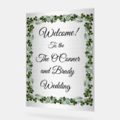 の結婚開始 アクリルサイン (傾斜)