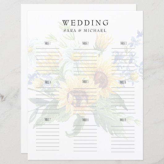 の結婚開花のひまわり (正面/裏面)