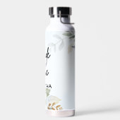 の結婚青フローラ「花嫁部族」名前をカスタムする ウォーターボトル (左面)