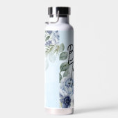 の結婚青フローラ「花嫁部族」名前をカスタムする ウォーターボトル (右面)