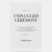 の結婚非詰め式のアクリル看板 アクリルサイン (正面)