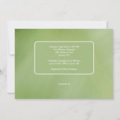 の結婚靴カップルシャワー招待状 招待状 (裏面)