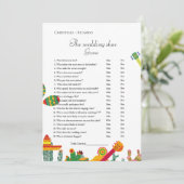 の結婚靴ゲームtacoの愛パーティーゲームカード 案内状 (スタンド正面)