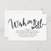 の結婚願い事は、黒文字 エンクロージャーカード (正面/裏面)