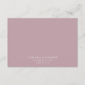 の結婚願い井戸の書道台本ほこりっぽいバラ エンクロージャーカード (裏面)