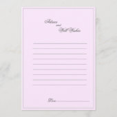 の結婚願い愛と生活のアドバイスカード アドバイスカード (裏面)