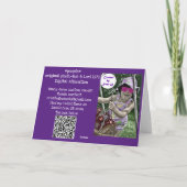 の結婚願い カード (裏面)