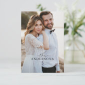 の結婚駆け落ち写真 案内状 (スタンド正面)