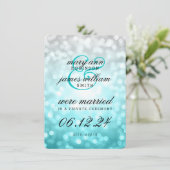 の結婚駆け落ち告知ビーチラグラデーションイト 案内状 (スタンド正面)