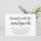 の結婚駆け落ち、新婚夫婦とブランチ 招待状 (スタンド正面)