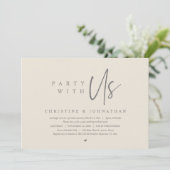 の結婚駆け落ち、私たちの招待状とのパーティー 招待状 (スタンド正面)
