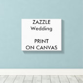 の結婚10カスタム" x 8インチキャンバスプリントプリント キャンバスプリント (インサイチュ (ウッドフロア))