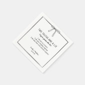 の結婚2つの真実とライゲームおもしろいファクトボウ スタンダードカクテルナプキン (角)