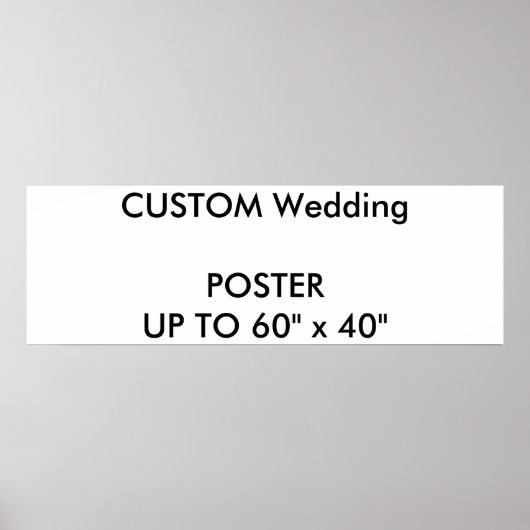 の結婚36カスタム" x 12インチポスター光沢ランドスケープ ポスター (正面)