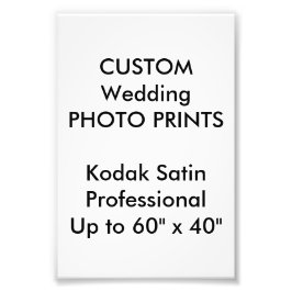 の結婚4カスタム" x 6インチプロフェッショナルフォトプリント フォトプリント           