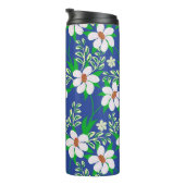 の結婚Bliss:フローラ招待状の背景 タンブラー (回転右)