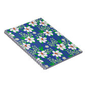 の結婚Bliss:フローラ招待状の背景 ノートブック (右側)