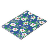 の結婚Bliss:フローラ招待状の背景 ノートブック (左側)