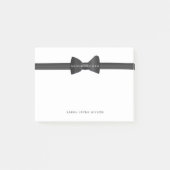 の結婚Bow Tie Groomswoman Post it Notes ポストイット (正面)