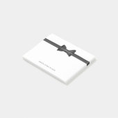 の結婚Bow Tie Groomswoman Post it Notes ポストイット (アングル)