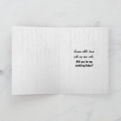 の結婚Buck Usher要求 招待状 (内部)