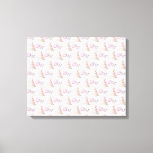 の結婚Cake Canvas Print キャンバスプリント (正面)