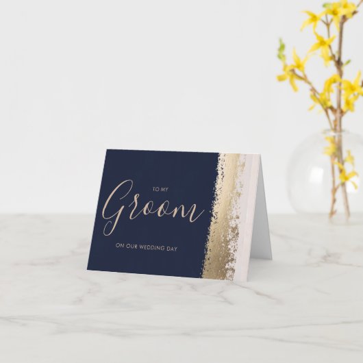 の結婚Card to Groom、Keepsake、Love Note カード (黄色い花)
