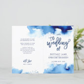 の結婚CEREMONYハンドレターブルー水色 (スタンド正面)