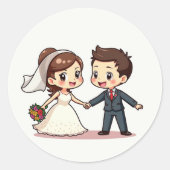 の結婚Delight Sticker Pack ラウンドシール (正面)
