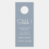 の結婚Don't Interest Blue ドアノブサイン (正面)